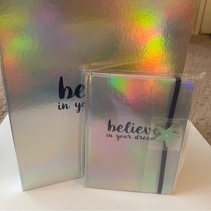 Believe In Your Dreams 3-Ring Binder & Journal (96 Ruled Sheets)
